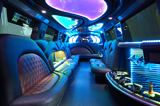 limousine luxury interior