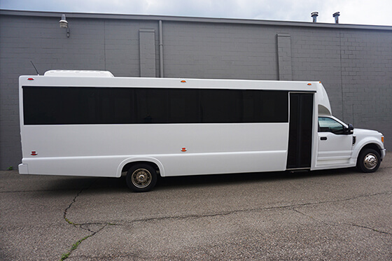 party bus service for group transportation